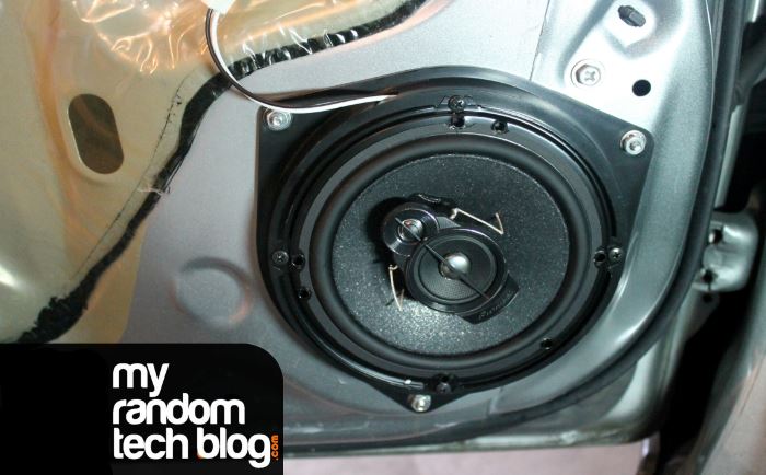 Installing Pioneer TSA1676R 6.5″ speakers in Toyota Yaris and review.