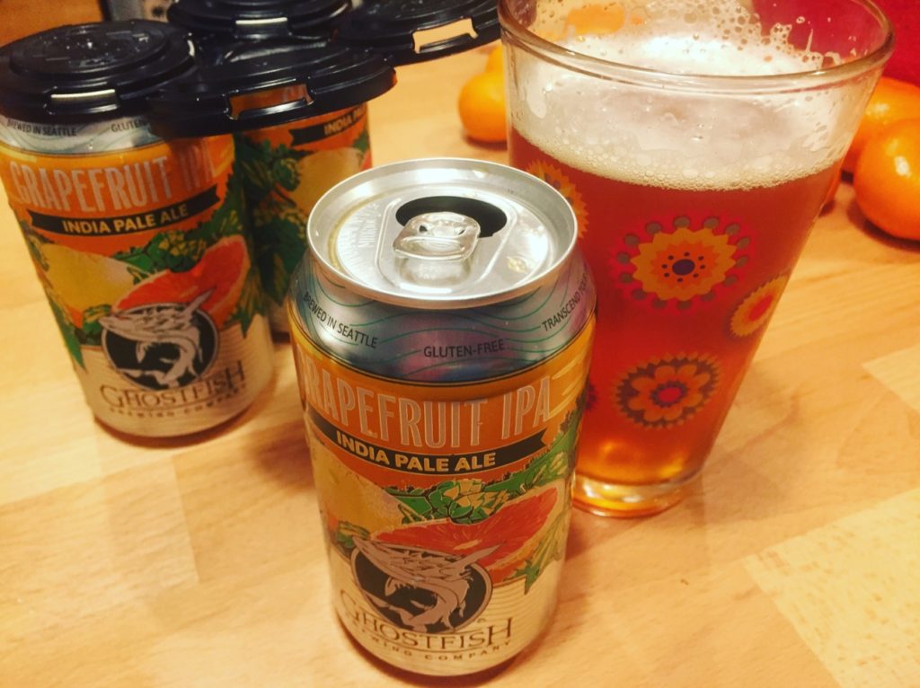 GhostFish Brewing Grapefruit IPA review.