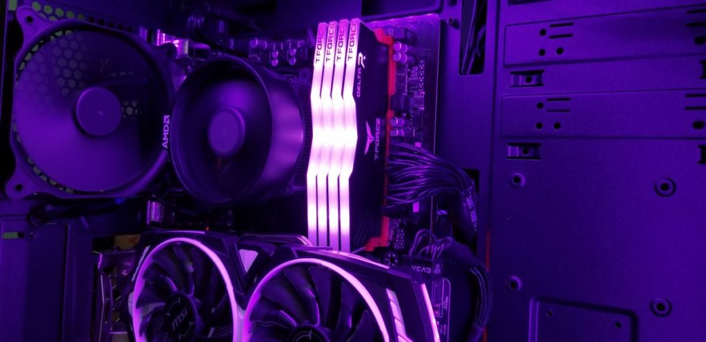 T-Force Delta RGB Ram review added 2 more sticks.
