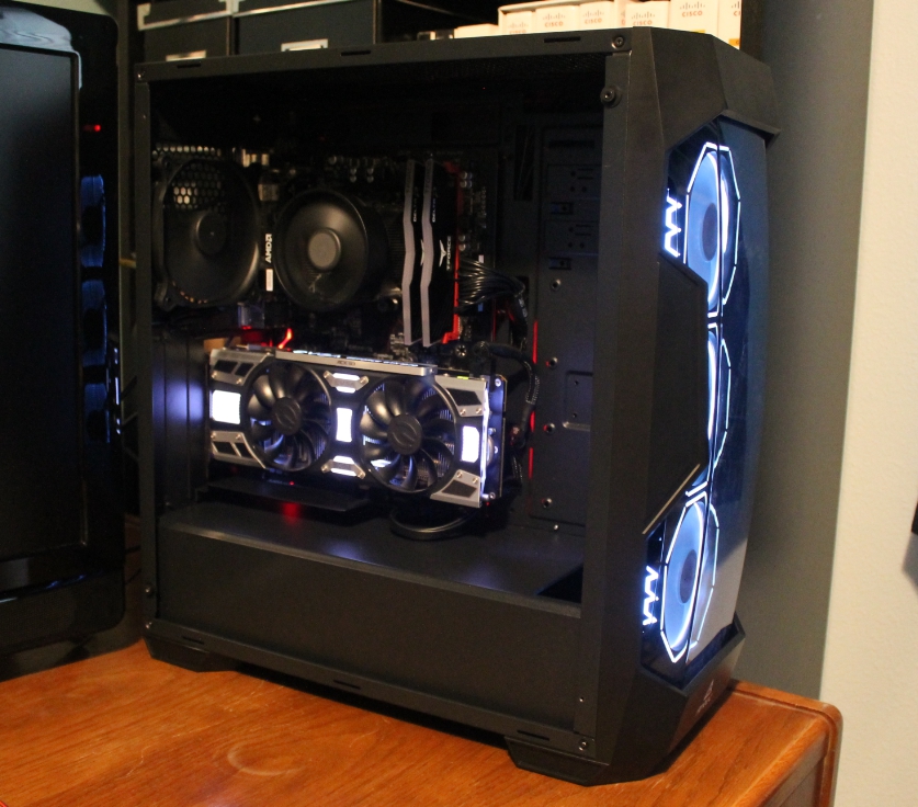 Cases with vertical hot sale gpu mount