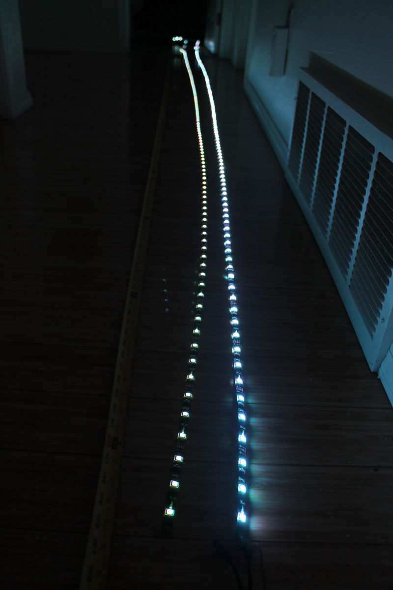 Miheal LED strip dual strand daisy chained