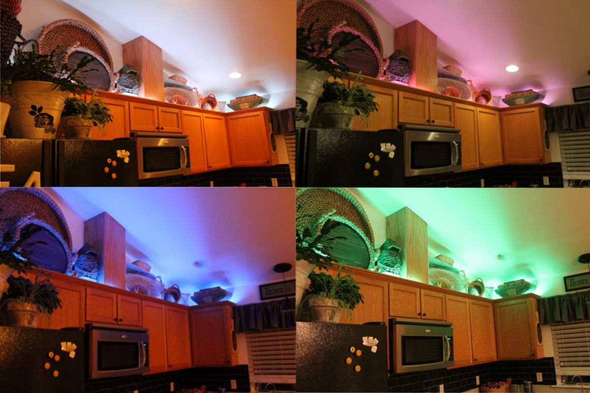 kitchen colors above the stove