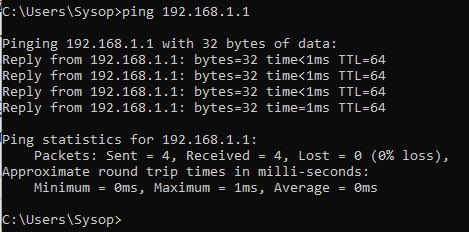 Standard ping size