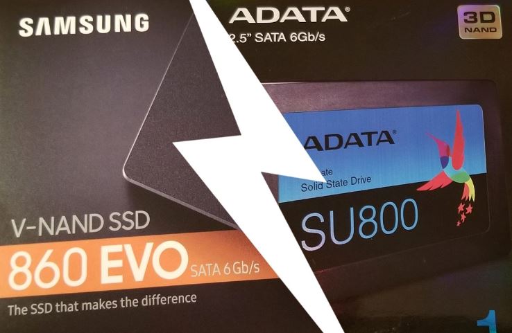 Samsung 860EVO vs Adata SU800 comparison