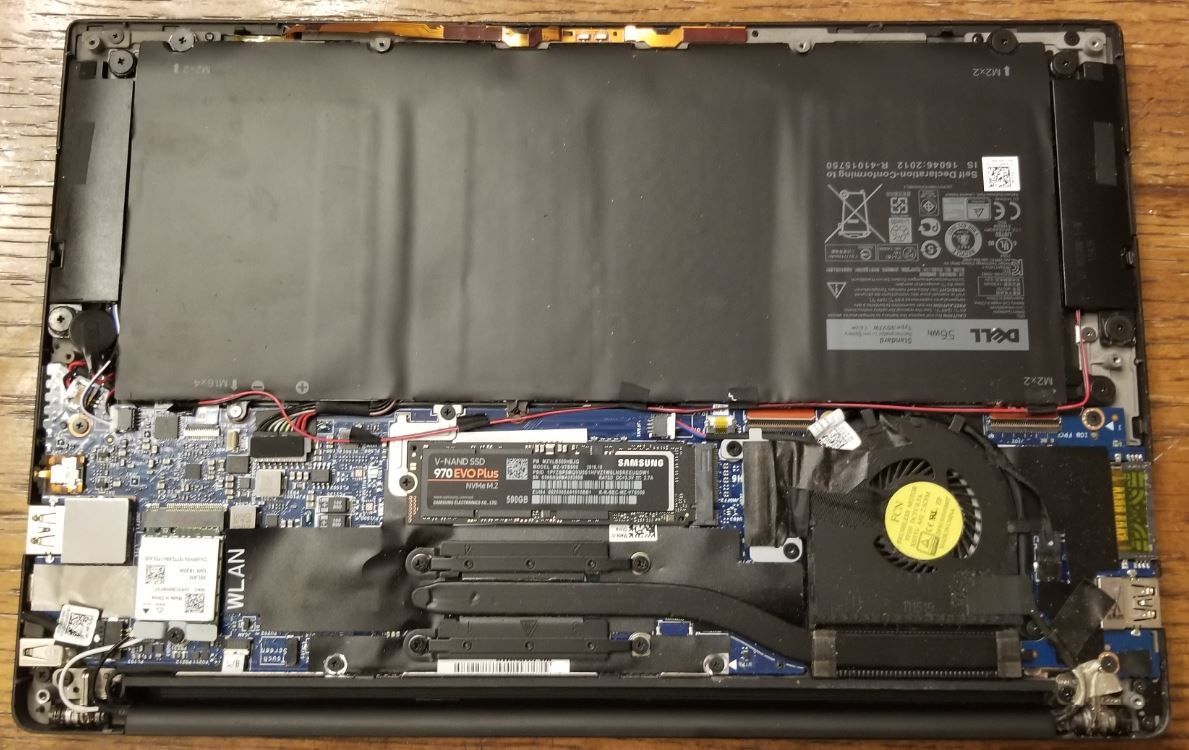 Replace Dell 9350 SSD with new drive