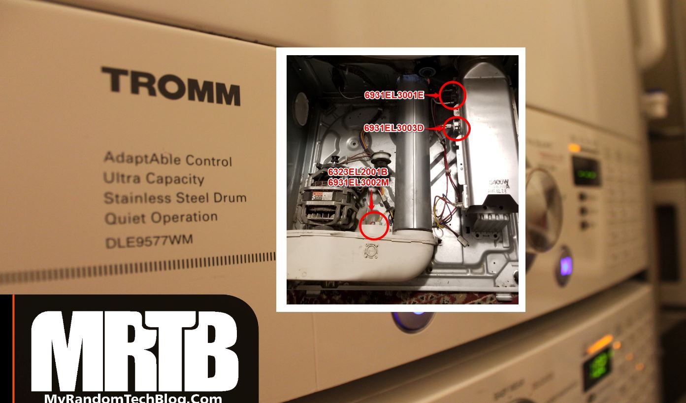 LG TROMM DLE9577WM Dryer not drying problem