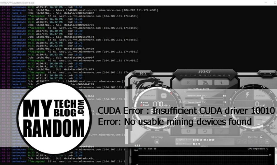 Cuda Error Insufficient CUDA driver 10010