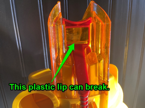 Dyson canister lip break