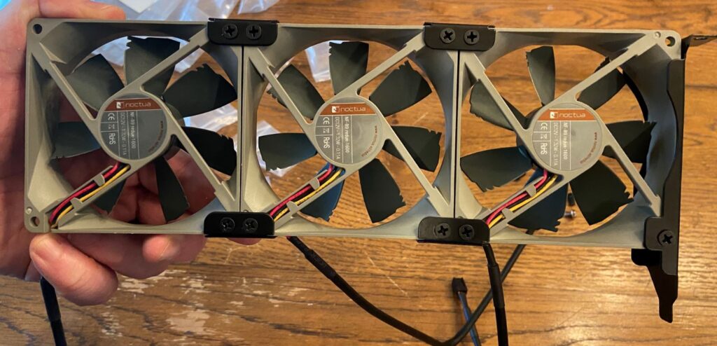 Fan PCI cooler for RTX3080FE